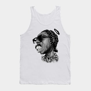 Pop Smoke Caricature Tank Top